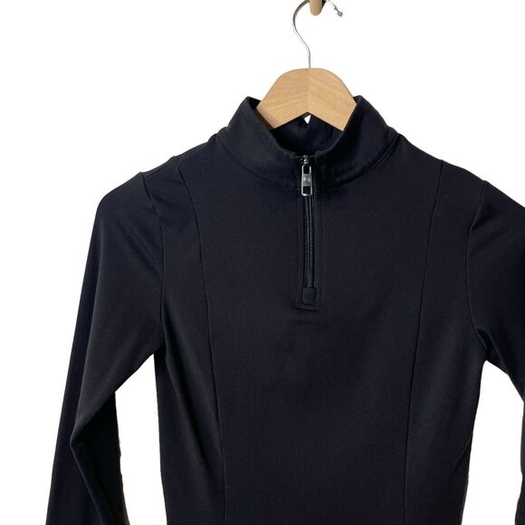 Vitality Balance Athletica Tati 1/4 Zip Long Sleeve Dress Bodycon Black Size XS - Picture 6 of 9